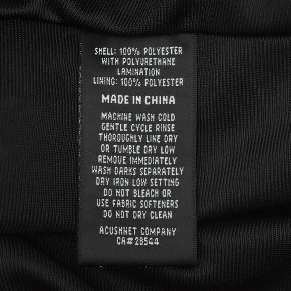 FootJoy DryJoys Waterproof Jacket Mens L  Red Black Polyester Golf Rain Shell - Picture 4 of 6